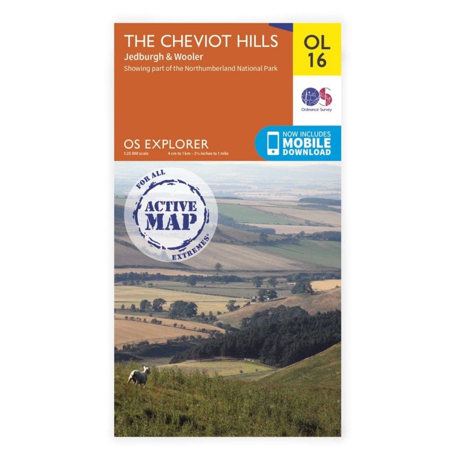 Equipment Alpkit Maps | Os Explorer Laminated / Cheviot Hills - JIMCOTOOLS